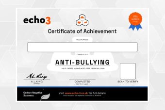 ANTI BULLYING CERTIFICATE