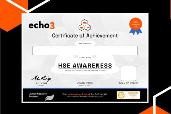 HSE AWARENESS CERTIFICATE