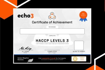 HACCP L3 CERTIFICATE