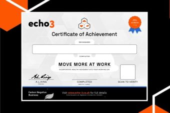 MOVE MORE AT WORK CERTIFICATE