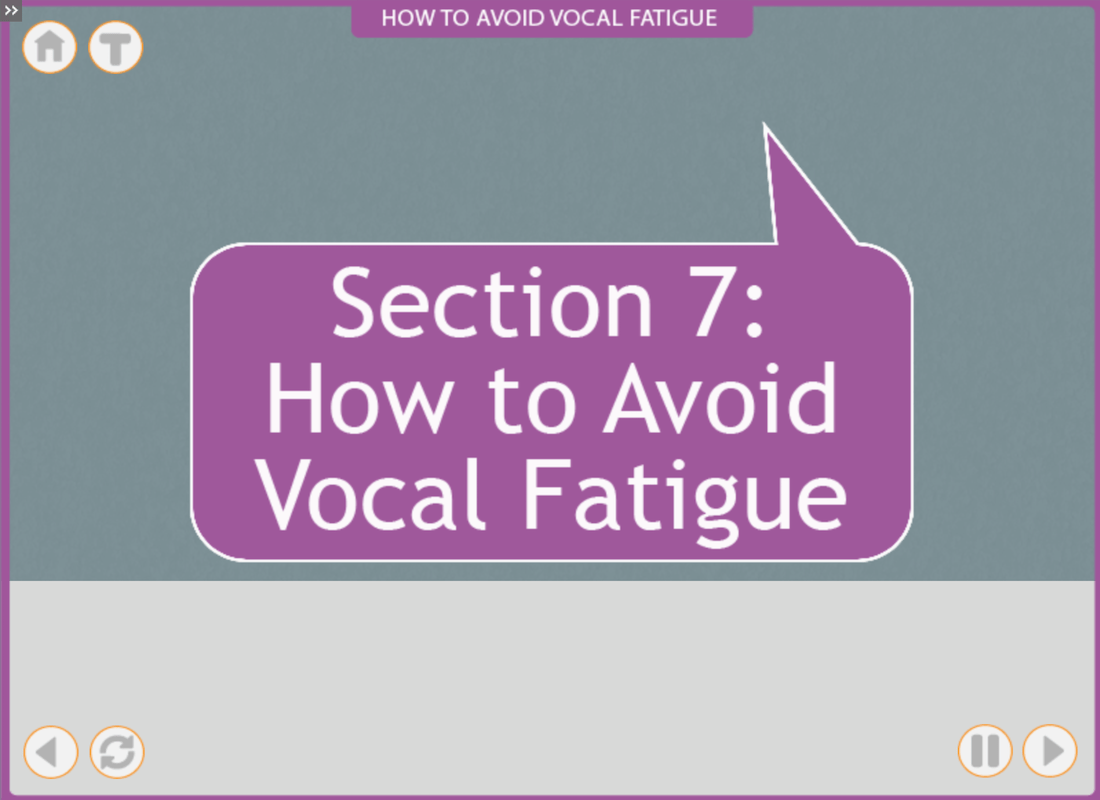 Vocal Fatigue