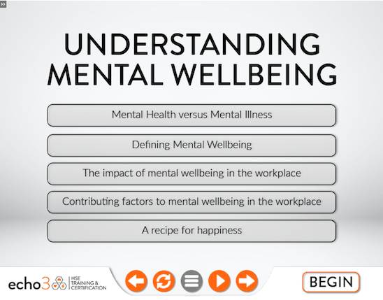 Mental Wellbeing course online