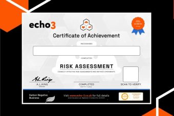 RISK ASSESSMENT Certificate