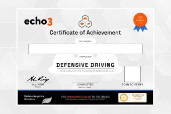 DEFENSIVE DRIVING CERTIFICATE