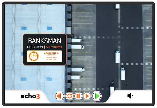 Banksman course