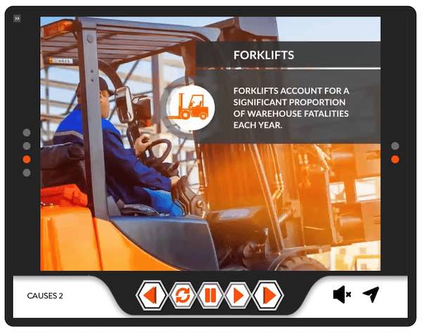 Warehouse safety elearning