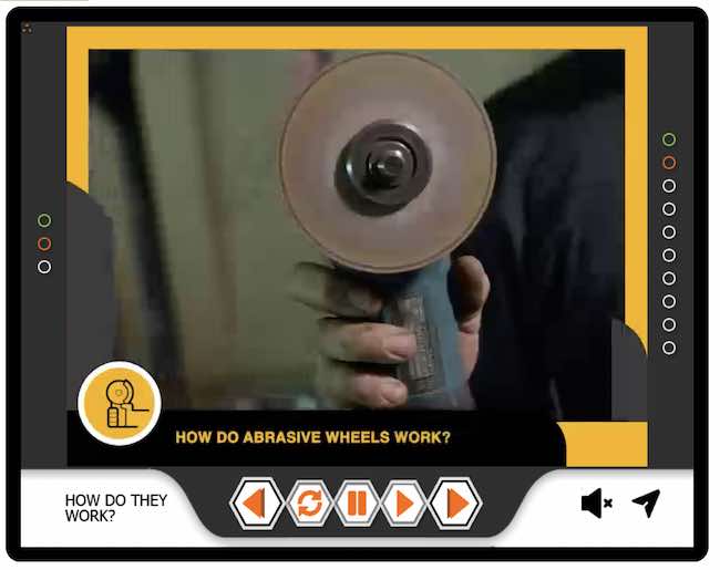 Abrasive wheels training