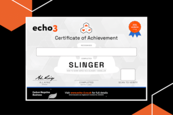 Slinger Training Certificate